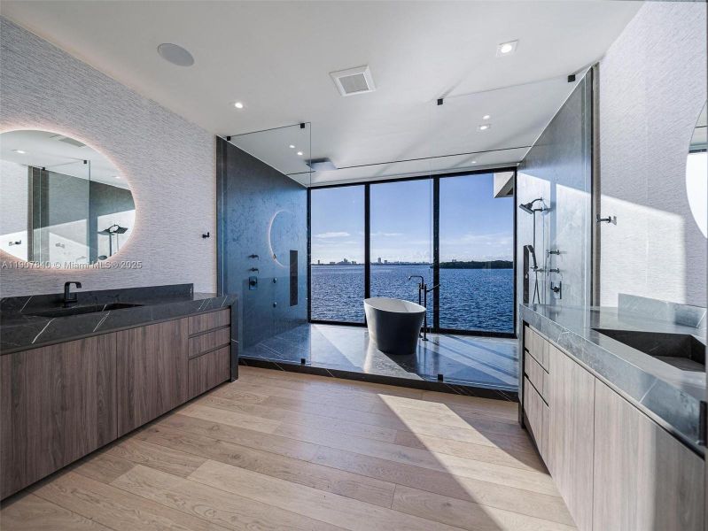 Furnished interior view inside a new home in , North Miami (Image 9). Furnished interior view inside a new home in , North Miami (Image 9).