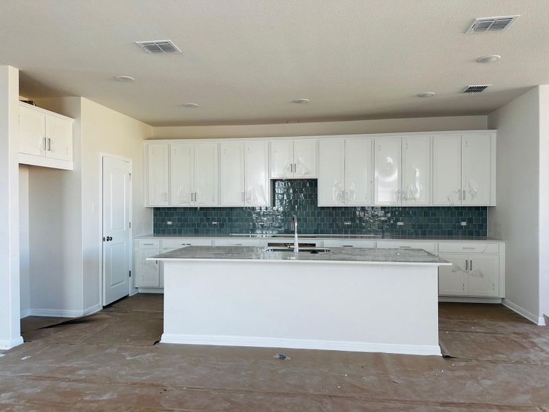In-progress construction of a new home in Patterson Ranch, Georgetown, TX (Image 14).
