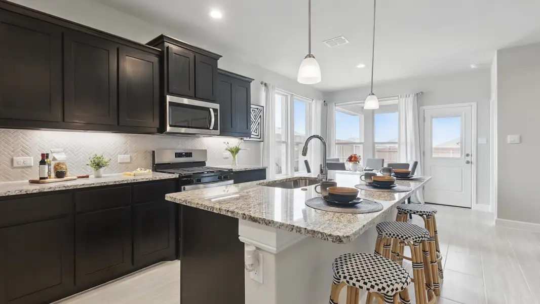 Furnished interior view inside a new home in Legado, Cleburne (Image 4).