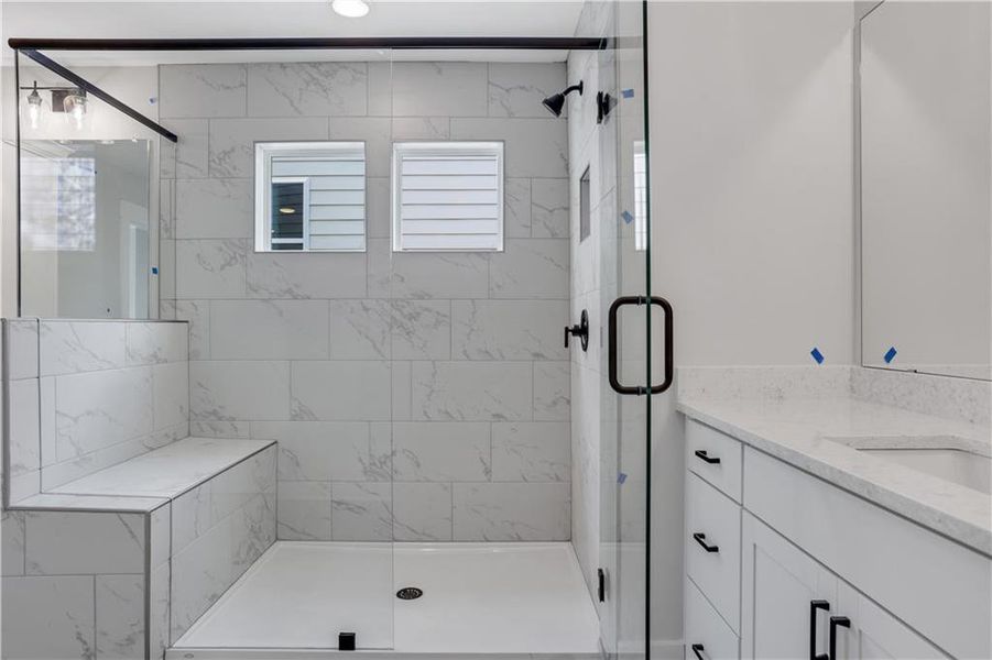 Furnished interior view inside a new home in Twin Lakes, Hoschton (Image 8). Furnished interior view inside a new home in Twin Lakes, Hoschton (Image 8).