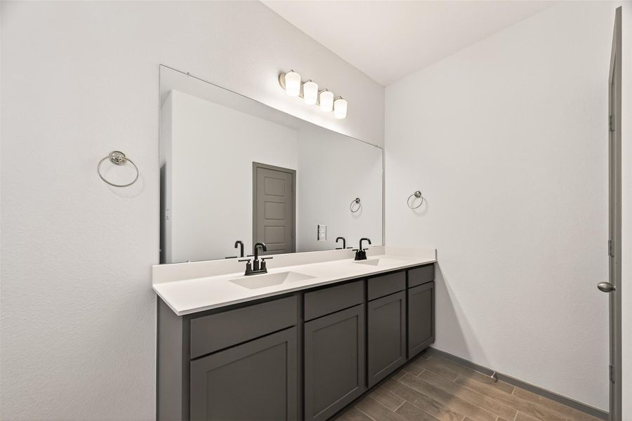 Furnished interior view inside a new home in Rates starting as low as, Iowa Colony (Image 12).