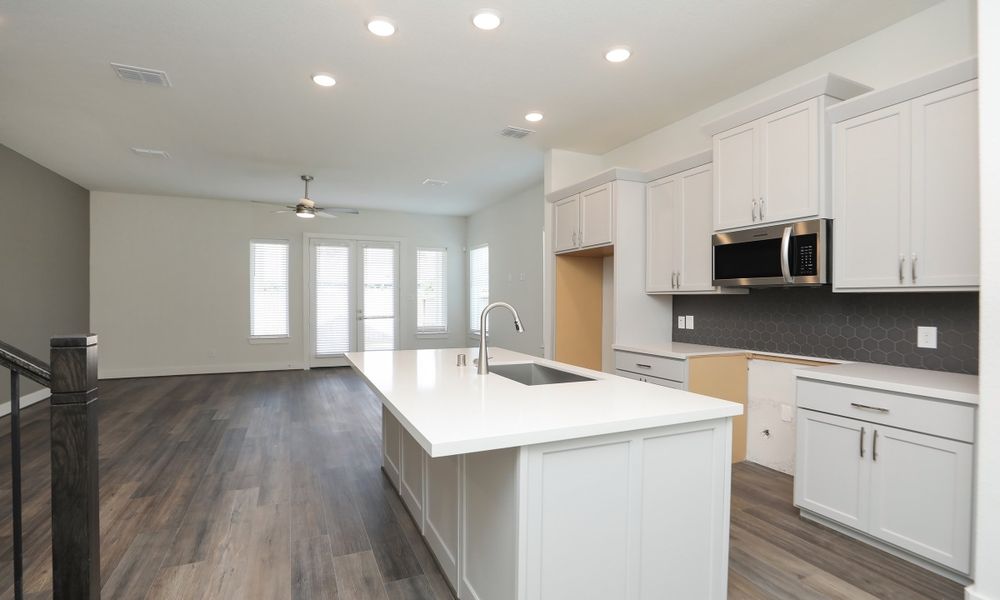 Furnished interior view inside a new home in Independence Heights, Houston (Image 40). Furnished interior view inside a new home in Independence Heights, Houston (Image 40).