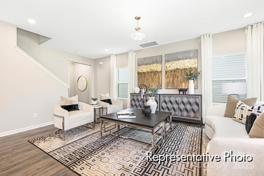Furnished interior view inside a new home in Morgan Hills, Albemarle (Image 6).