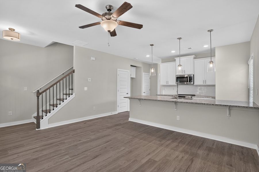 Spacious, unfurnished interior of a new home in The Cottages at East Lanier, Fayetteville (Image 11). Spacious, unfurnished interior of a new home in The Cottages at East Lanier, Fayetteville (Image 11).