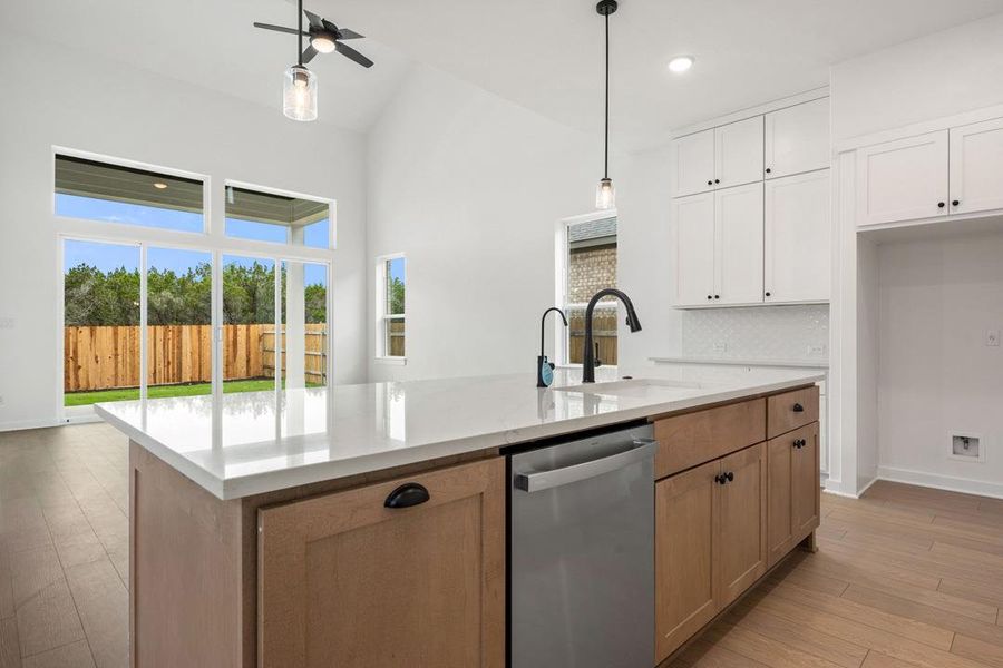 Furnished interior view inside a new home in Heritage, Dripping Springs (Image 7).
