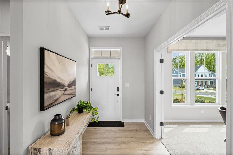 Furnished interior view inside a new home in Pickens Bluff, Hiram (Image 19).