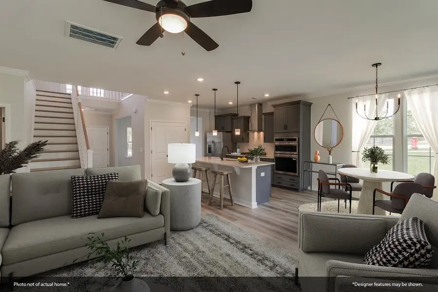 Furnished interior view inside a new home in Rogers Spring, Graham (Image 5).