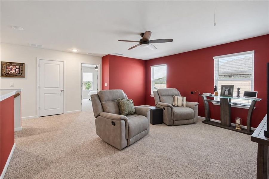 Furnished interior view inside a new home in Creekside at Oxford Park, Fairburn (Image 14).
