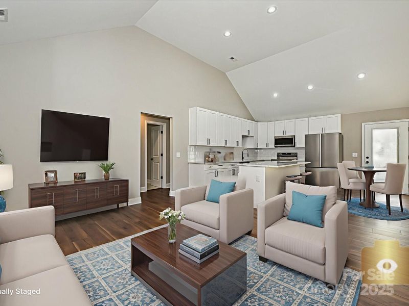 Furnished interior view inside a new home in , Rock Hill (Image 3). Furnished interior view inside a new home in , Rock Hill (Image 3).