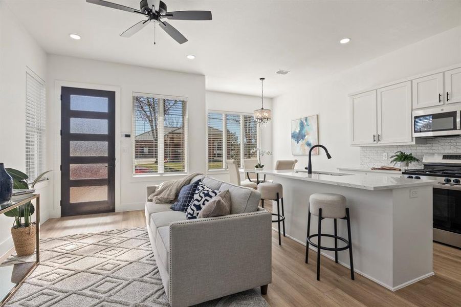 Furnished interior view inside a new home in , Mount Pleasant (Image 16).