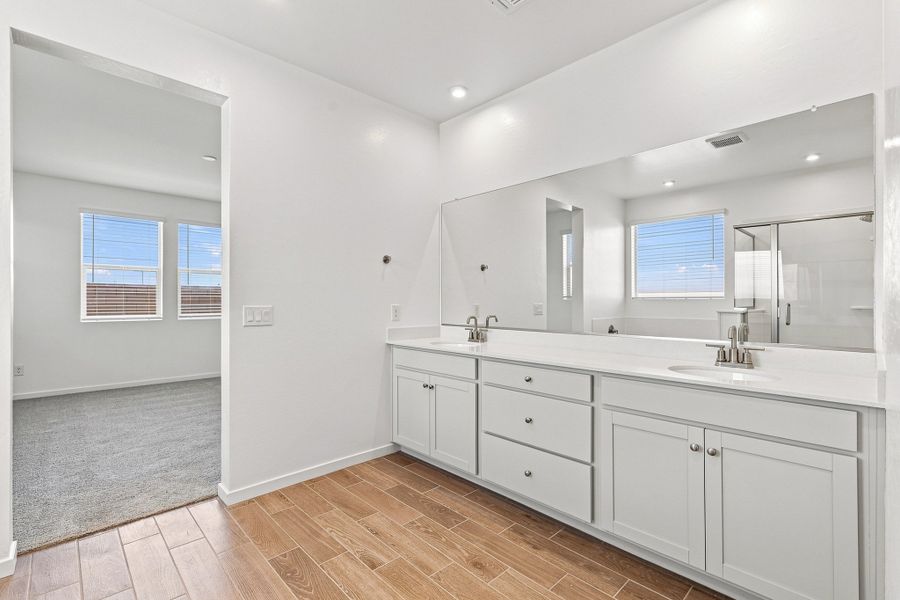 Furnished interior view inside a new home in Montana Vista - Highland, Buckeye (Image 10).
