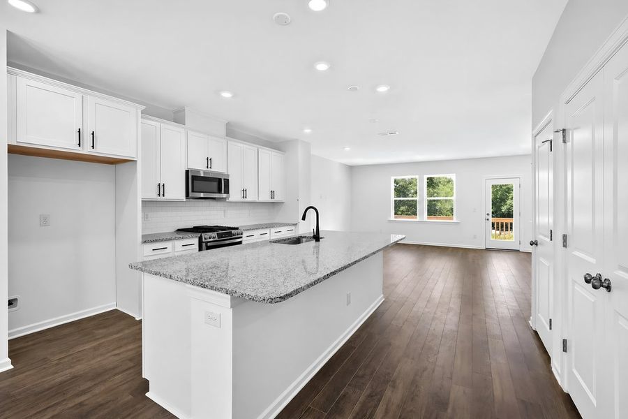 Furnished interior view inside a new home in Silverstone, Knightdale (Image 9).