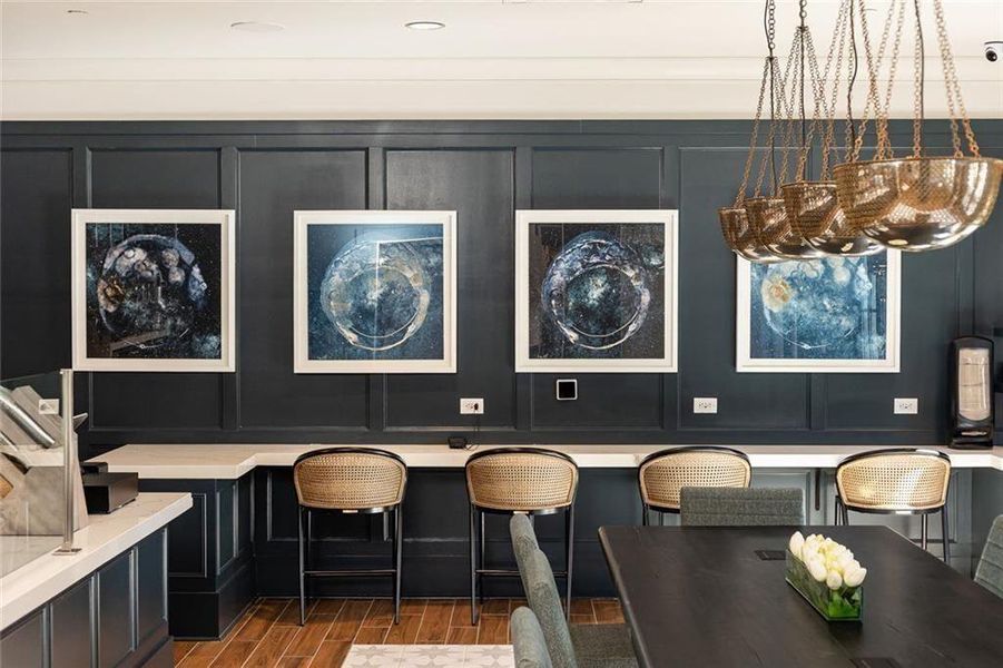 Furnished interior view inside a new home in Soleil Belmont Park, Canton (Image 7).