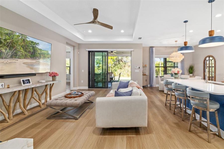 Furnished interior view inside a new home in , Nokomis (Image 38).