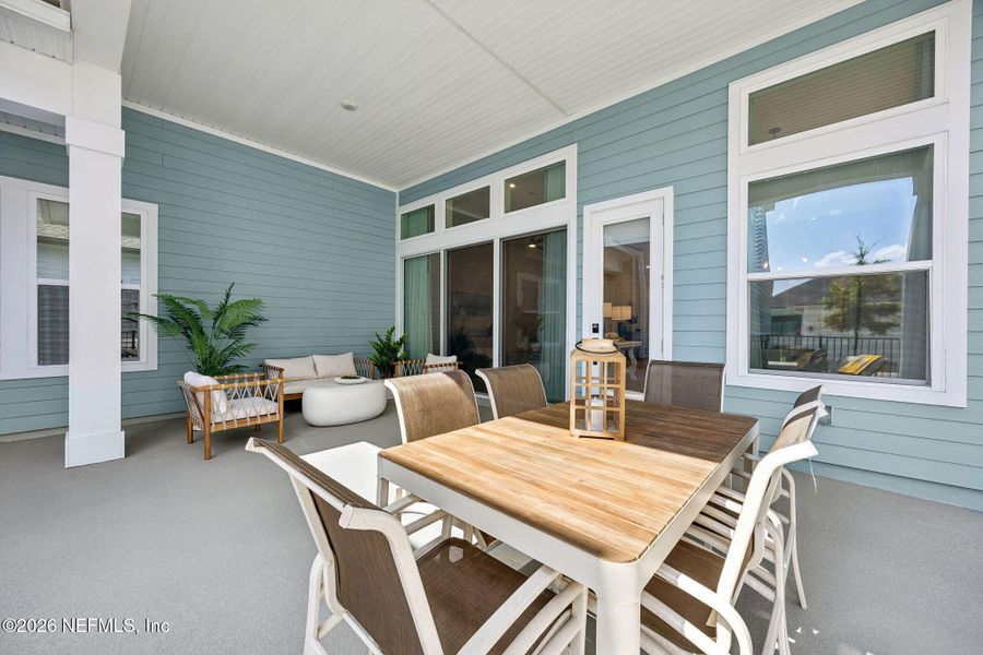 Exterior details and patio area of a home in , Ponte Vedra (Image 3). Exterior details and patio area of a home in , Ponte Vedra (Image 3).