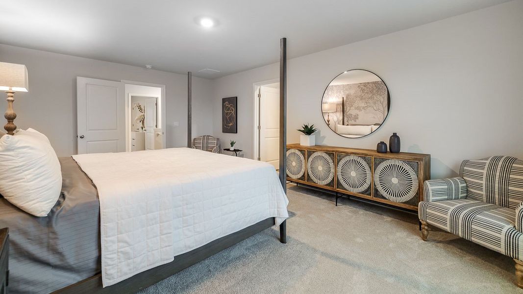 Representative furnished interior of a home built from the Hayden by D.R. Horton in Autumn's Wood, Brunswick (Image 12).