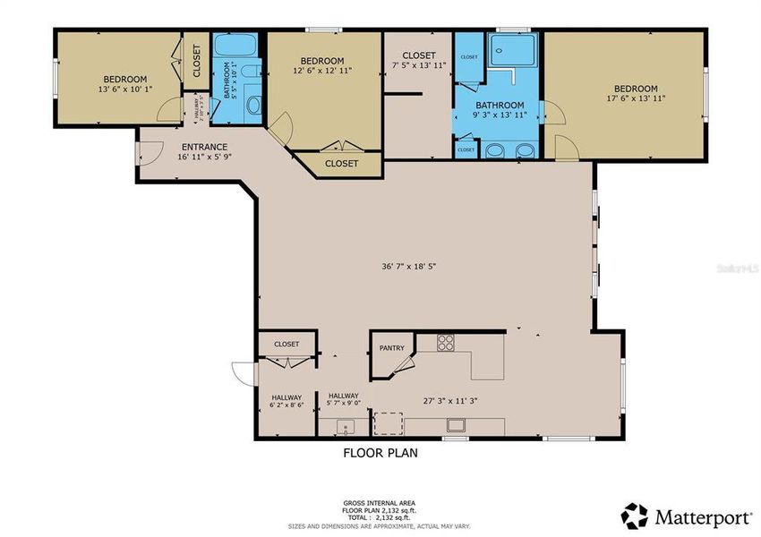 2D floor plan layout of this home in , Mulberry, FL (Image 5).
