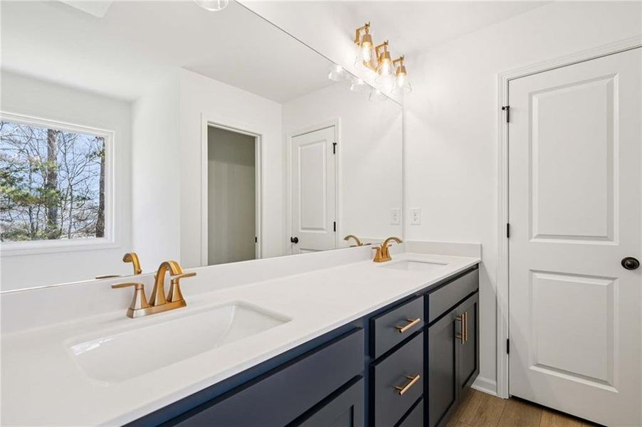 Furnished interior view inside a new home in The Estates at Casteel, Bethlehem (Image 9).