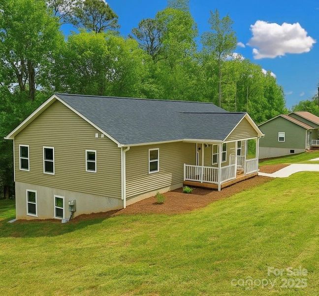 Exterior details and patio area of a home in , Rutherfordton (Image 2).