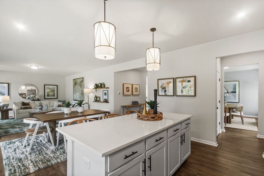 Representative furnished interior of a home built from the The Shiloh II by Stanley Martin Homes in Bridgeport Single Family Homes, Greenville (Image 15).