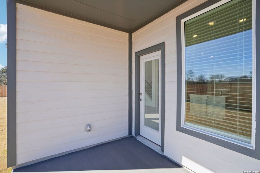 Exterior details and patio area of a home in Carmel Ranch, Schertz (Image 25). Exterior details and patio area of a home in Carmel Ranch, Schertz (Image 25).