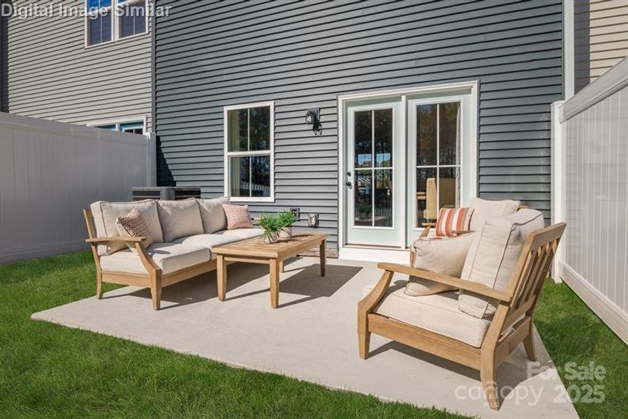 Step outside and enjoy your own backyard retreat—perfect for grilling, sipping morning coffee, or winding down with evening chats. Step outside and enjoy your own backyard retreat—perfect for grilling, sipping morning coffee, or winding down with evening chats.