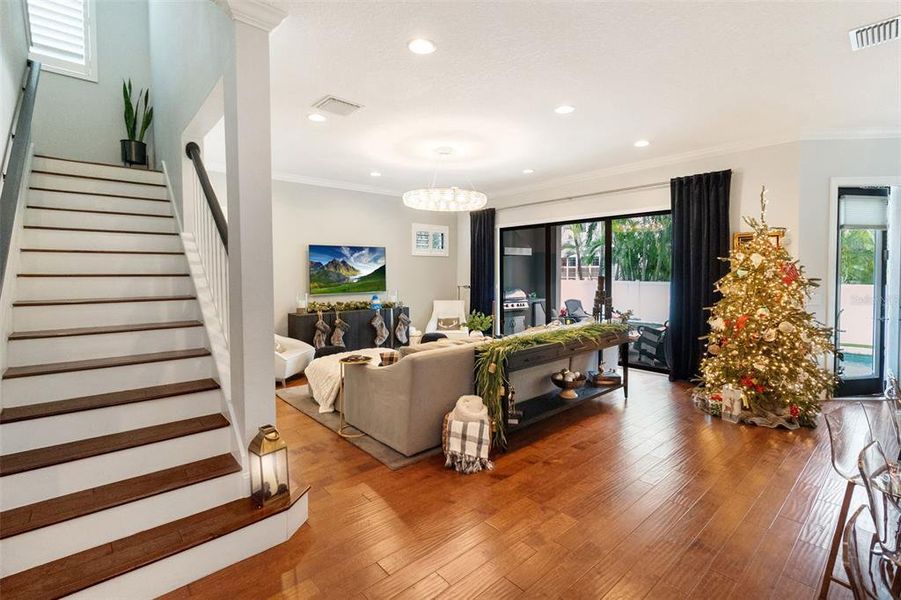 Furnished interior view inside a new home in , Tampa (Image 20).