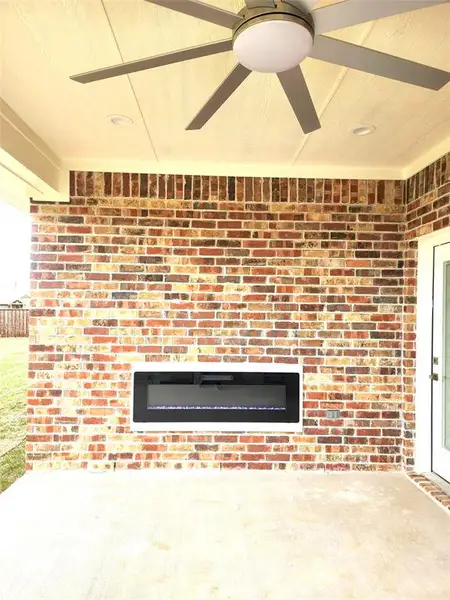Patio with TV/Fireplace