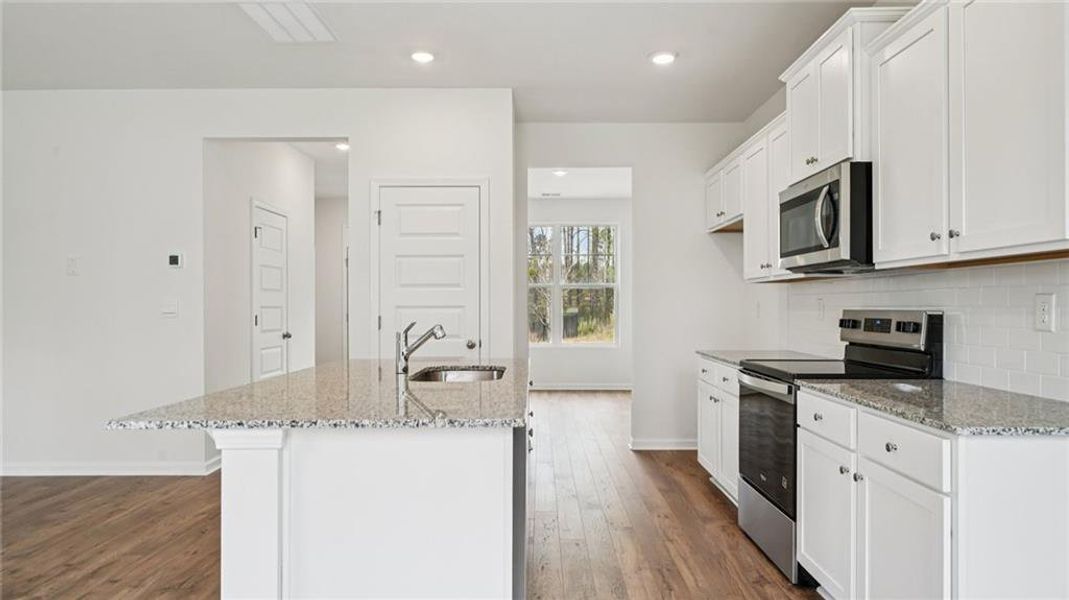 Furnished interior view inside a new home in Sherwood Manor, College Park (Image 8).