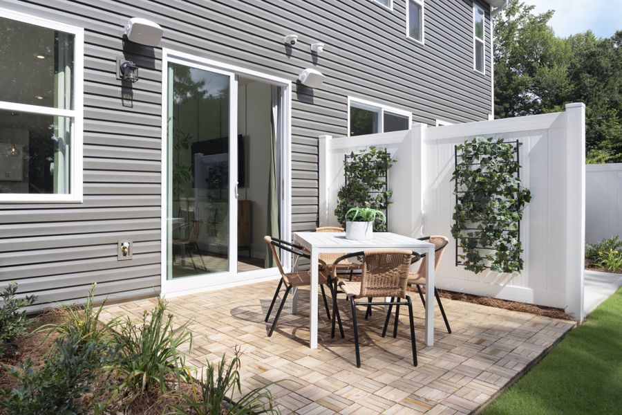 Aurora Model back patio Aurora Model back patio