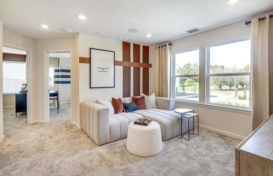 Representative furnished interior of a home built from the Cooper by Pulte Homes in Parkside Towns, Charlotte (Image 30).