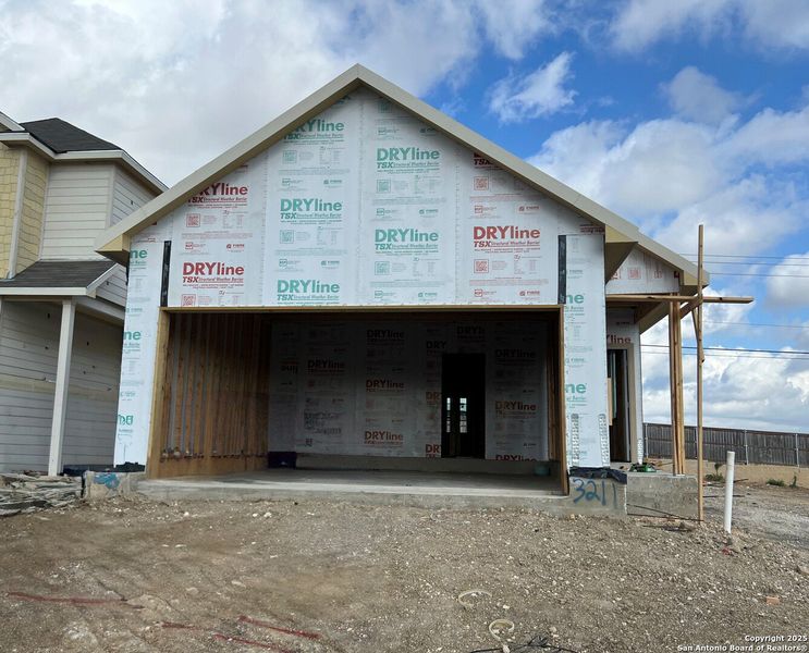 In-progress construction of a new home in Katzer Ranch, Converse, TX (Image 22).