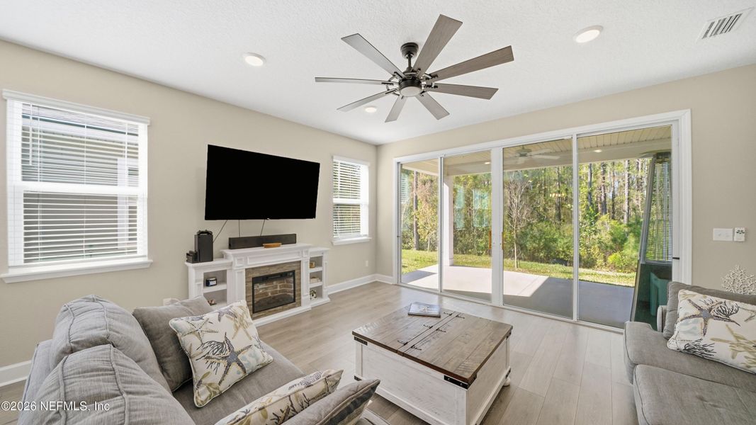 Furnished interior view inside a new home in Tributary, Yulee (Image 10).