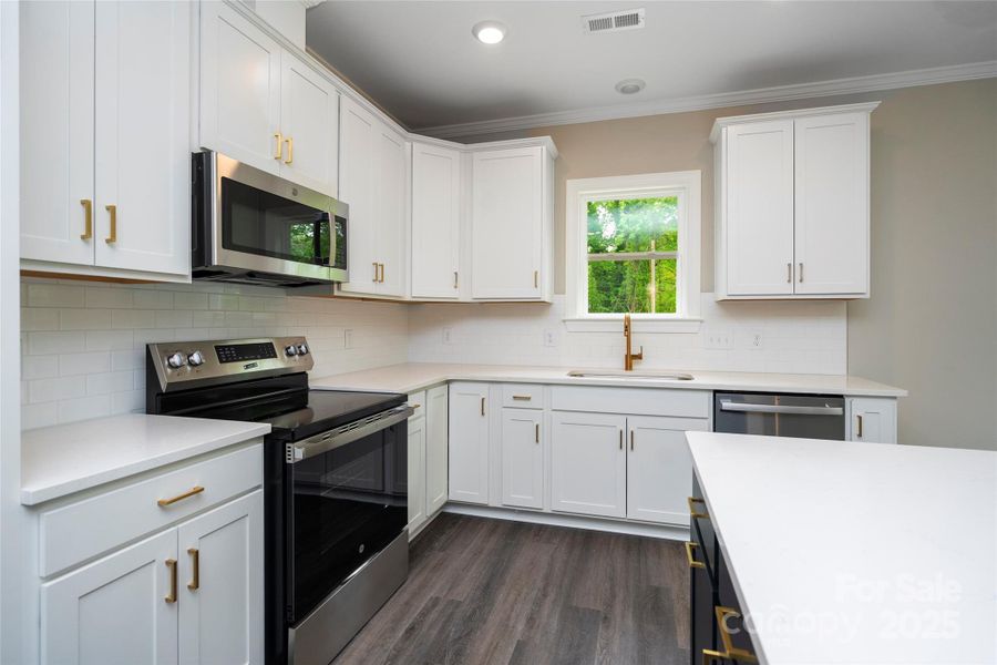 Furnished interior view inside a new home in , Charlotte (Image 11). Furnished interior view inside a new home in , Charlotte (Image 11).