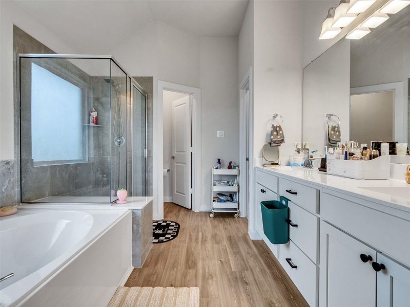 Furnished interior view inside a new home in Sunterra, Katy (Image 22). Furnished interior view inside a new home in Sunterra, Katy (Image 22).