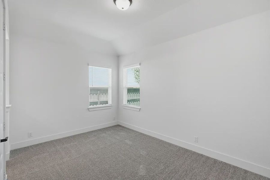 Representative unfurnished interior of a home built from the Kingston by Chesmar Homes in Prominence 60's, San Antonio (Image 45).