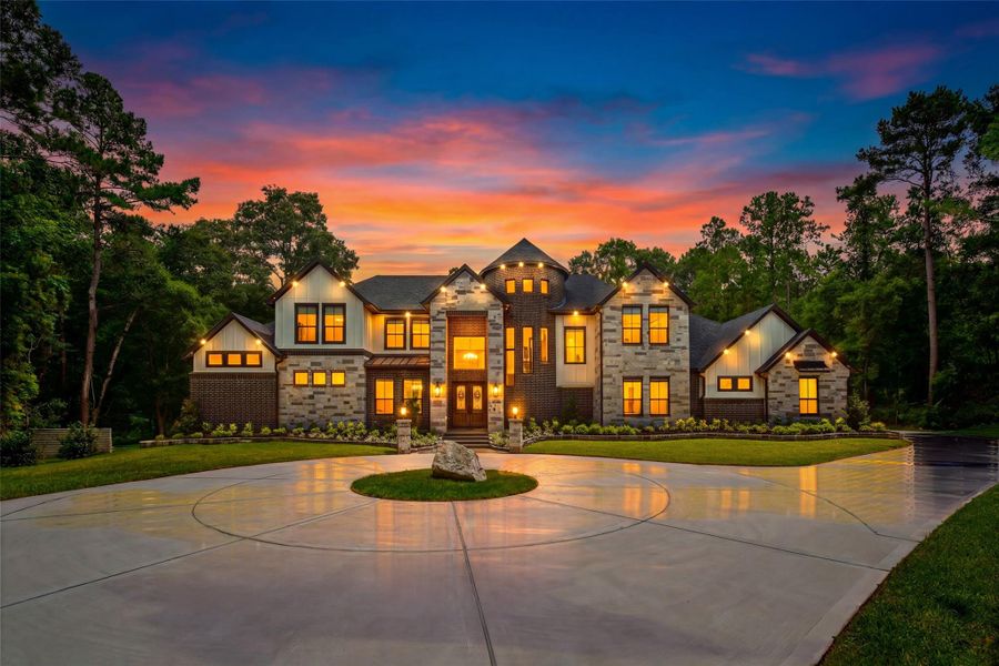 Front exterior of a new home in , Tomball, TX, highlighting curb appeal (Image 2). Front exterior of a new home in , Tomball, TX, highlighting curb appeal (Image 2).