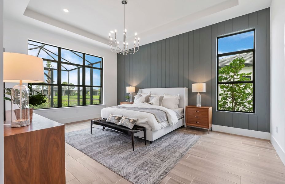 Owner's suite with serene views