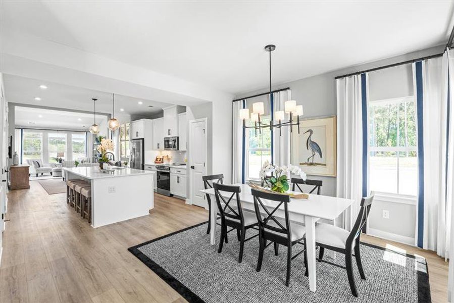 Representative furnished interior of a home built from the Bethany by Ryan Homes in Grande Dunes North Village Villas, Myrtle Beach (Image 5).