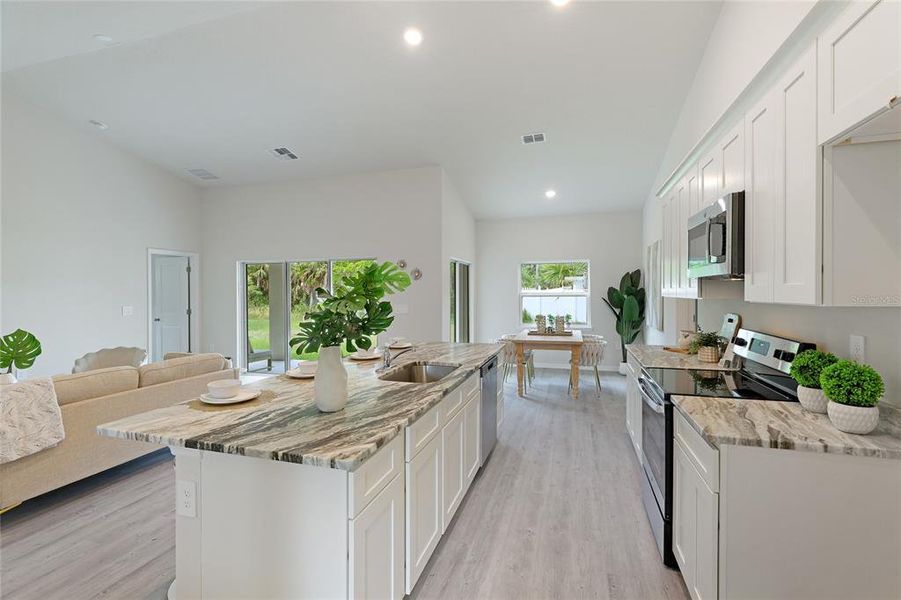 Furnished interior view inside a new home in , North Port (Image 5).