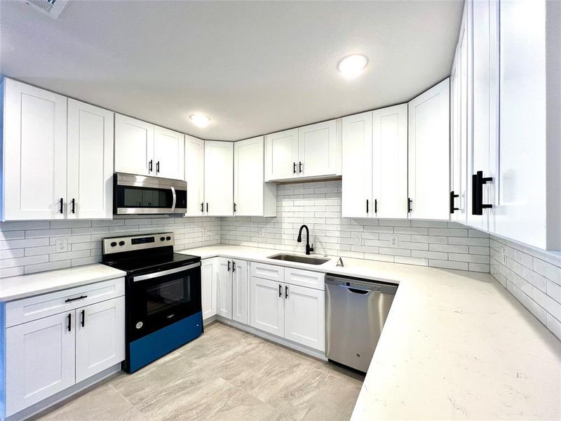 Furnished interior view inside a new home in , Garland (Image 6). Furnished interior view inside a new home in , Garland (Image 6).