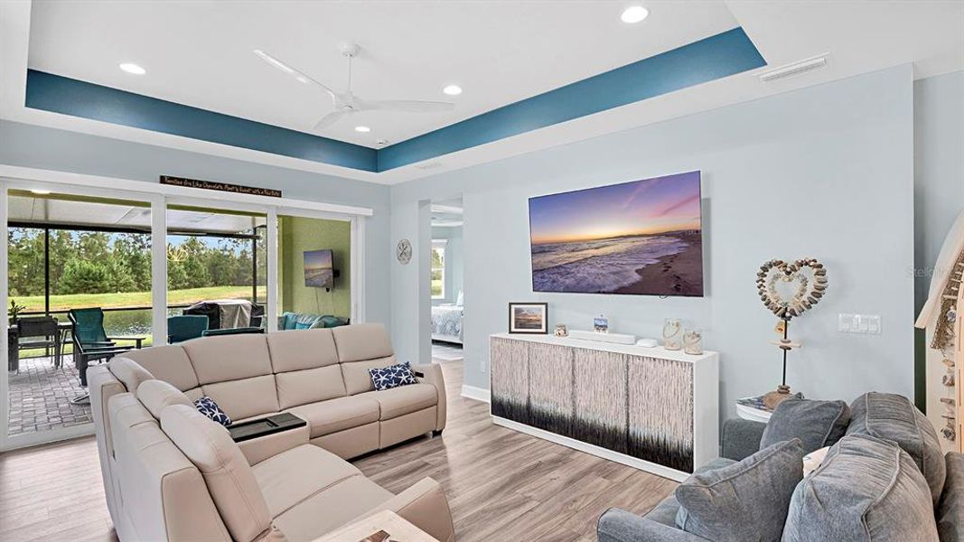 Furnished interior view inside a new home in , Daytona Beach (Image 32).