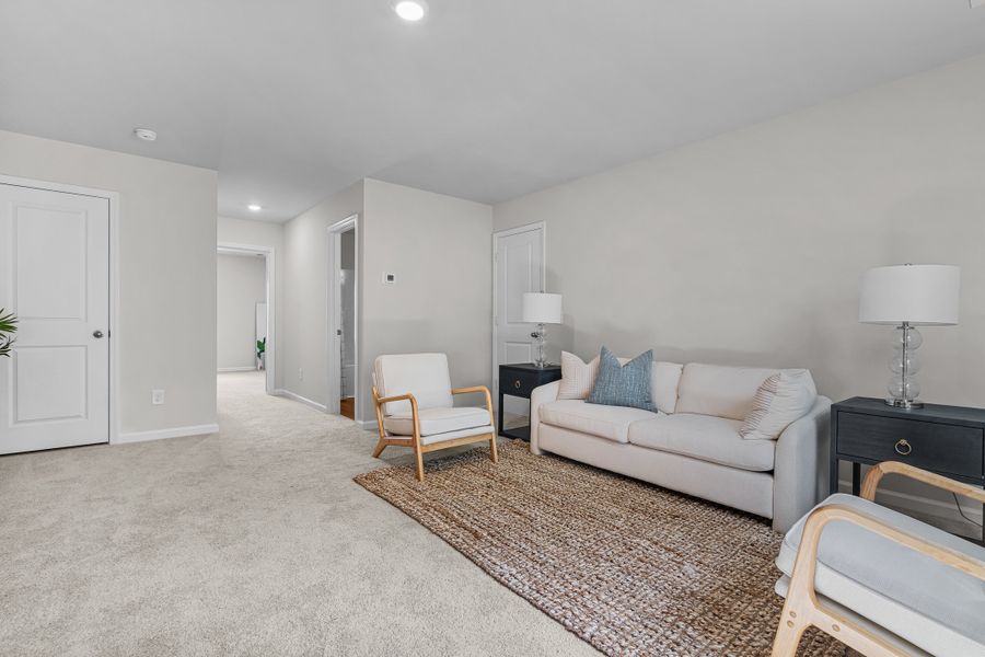 Representative furnished interior of a home built from the Hawthorne E by McGuinn Homes in Pine Street, Yemassee (Image 54). Representative furnished interior of a home built from the Hawthorne E by McGuinn Homes in Pine Street, Yemassee (Image 54).