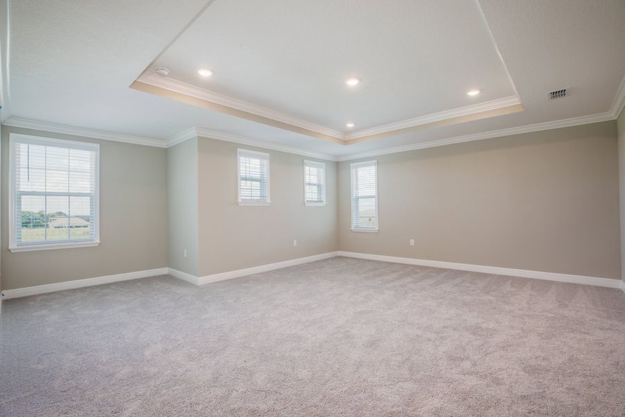 Representative unfurnished interior of a home built from the Columbus by Maronda Homes in Seminole Bend, Pensacola (Image 39). Representative unfurnished interior of a home built from the Columbus by Maronda Homes in Seminole Bend, Pensacola (Image 39).