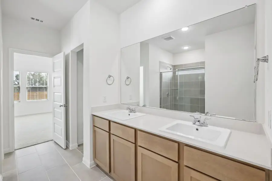 Furnished interior view inside a new home in Trinity Ranch, Elgin (Image 14).