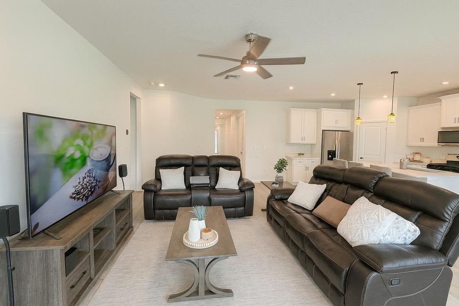 Furnished interior view inside a new home in Tradition - Cadence, Port St. Lucie (Image 13).