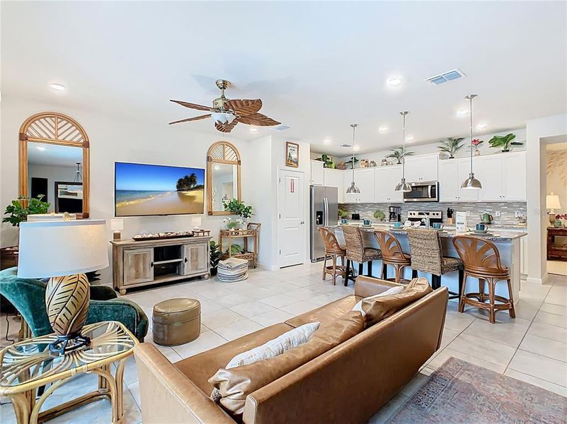 Furnished interior view inside a new home in , Davenport (Image 3).