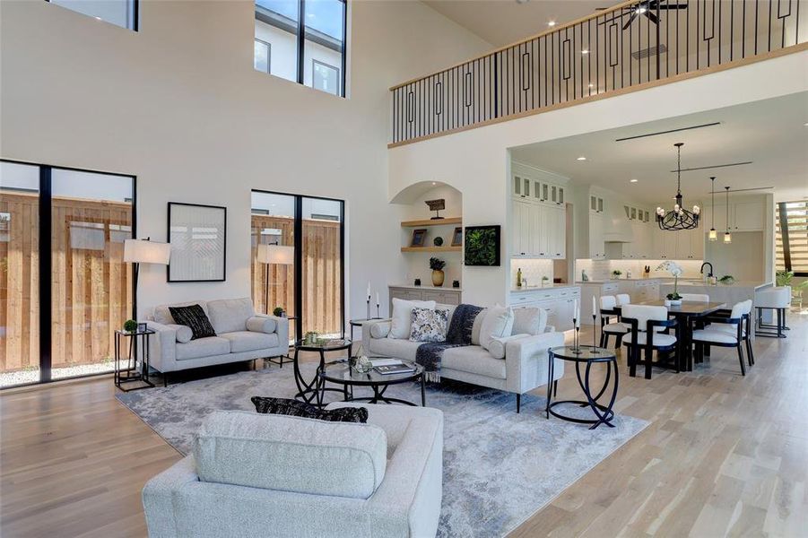 Furnished interior view inside a new home in , Dallas (Image 18). Furnished interior view inside a new home in , Dallas (Image 18).