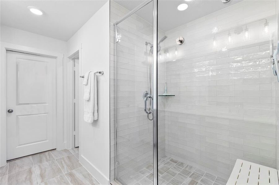 Furnished interior view inside a new home in North Square at Uptown, Celina (Image 21).