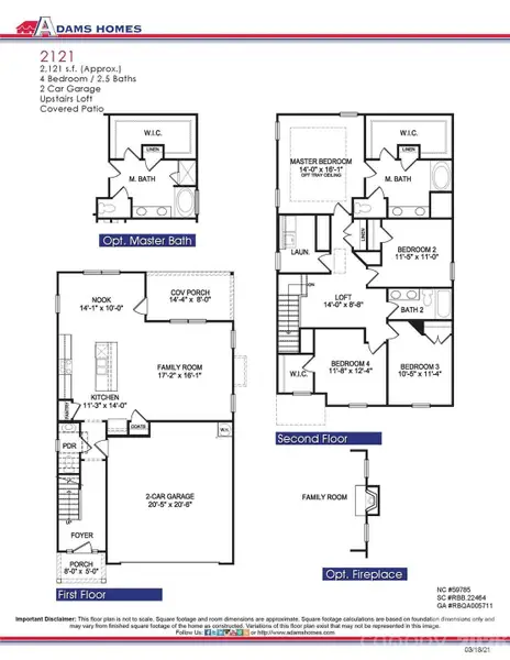 2D floor plan layout of this home in , Gastonia, NC (Image 4).